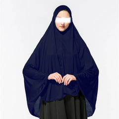 Premium Namaz Scarf - Navy Blue