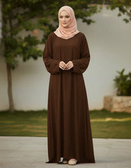 Essential Abaya - Brown