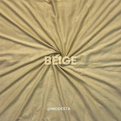 Plain Jersey Hijab - Beige