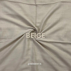 Turkish Lawn Hijab - Beige