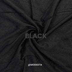 Crinkle Silk - Black #3