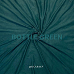Plain Jersey Hijab - Bottle Green