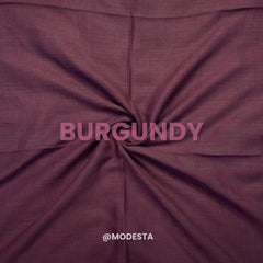 Turkish Lawn Hijab - Burgundy