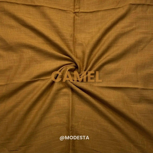 Turkish Lawn Hijab - Camel