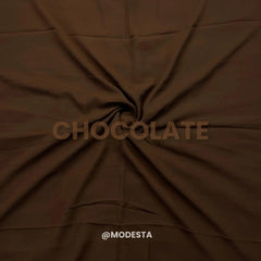 Plain Georgette - Chocolate #126