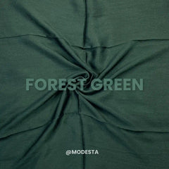 Crinkle Silk - Forest Green #16