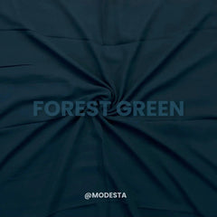 Plain Georgette - Forest Green #40
