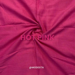 Turkish Lawn Hijab - Hot Pink