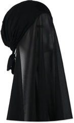 Instant Chiffon Hijab - Black