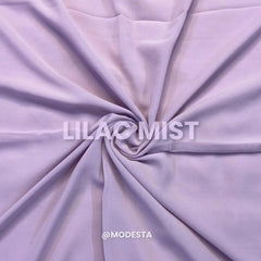 Plain Georgette - Lilac Mist #80
