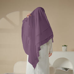 Three Layer Khimar - Lavender