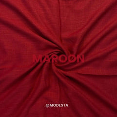 Turkish Lawn Hijab - Maroon