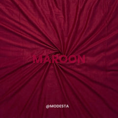 Plain Jersey Hijab - Maroon