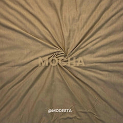 Plain Jersey Hijab - Mocha