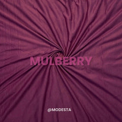 Plain Jersey Hijab - Mulberry