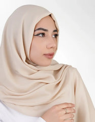 Modal Lawn Hijab - Cream