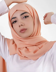 Modal Lawn Hijab - Peach