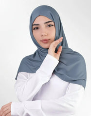 Modal Lawn Hijab - Slate Blue