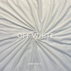 Plain Jersey Hijab - Off White