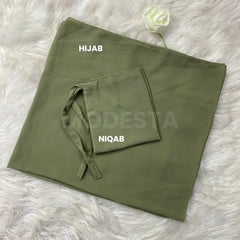 Hijab Naqab Set - Olive