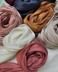 Organza Silk Hijab - Bundle of 4