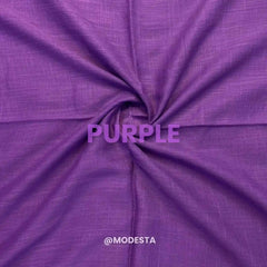 Turkish Lawn Hijab - Purple