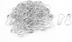 Pear Shaped Pins - Silver