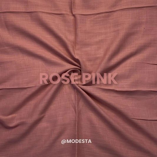 Turkish Lawn Hijab - Rose Pink