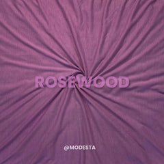 Plain Jersey Hijab - Rosewood