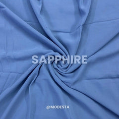Plain Georgette - Sapphire #84