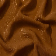 Sparkling Georgette Hijab - Orange
