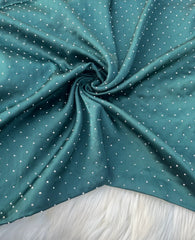 Stone Silk Hijab - Bottle Green