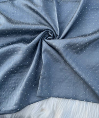 Stone Silk Hijab - Silver