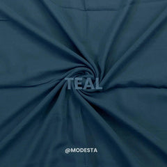 Plain Georgette - Teal #117