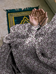 Namaz Chaddar With Sleeves - Light purple