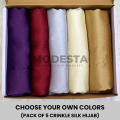 Crinkle Silk - Bundle Of 5
