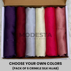 Crinkle Silk - Bundle Of 6