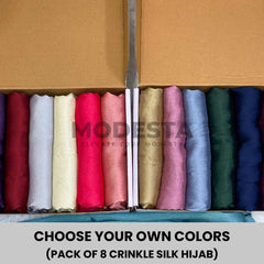 Crinkle Silk - Bundle Of 8