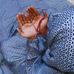 Namaz Chaddar With Sleeves - White