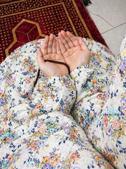 Namaz Chaddar With Sleeves - Petal Parade