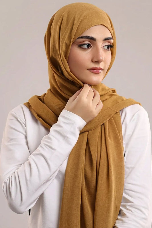 Turkish Lawn Hijab - Camel
