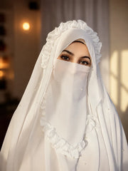 Fairy Crown Beautiful Hijab With Naqab Colors