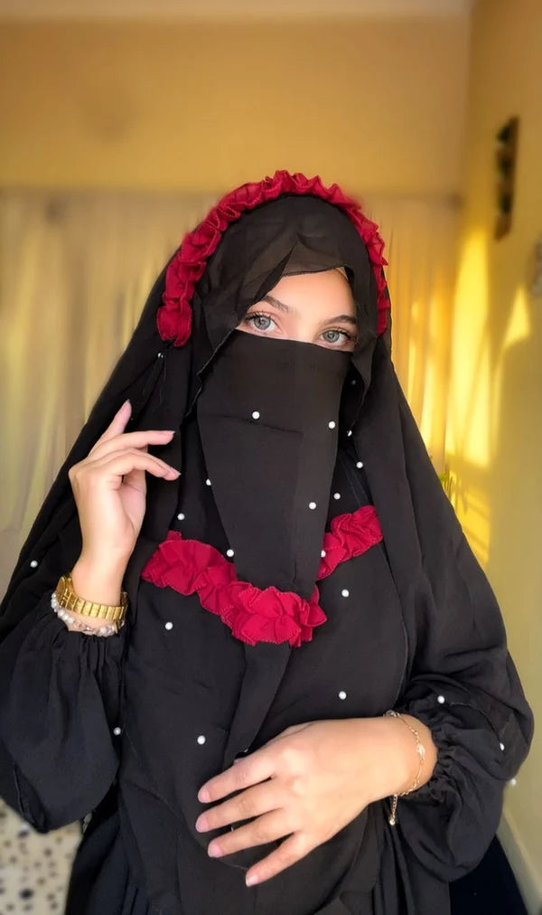 Fairy Crown Beautiful Hijab With Naqab Colors