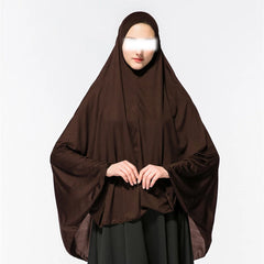 Premium Namaz Scarf - Dark Brown