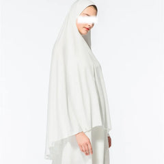 Premium Namaz Scarf - White