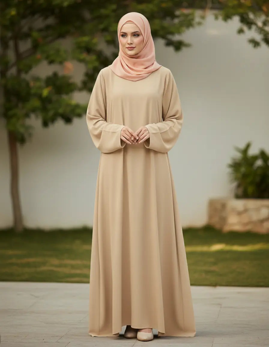 Essential Abaya - Beige