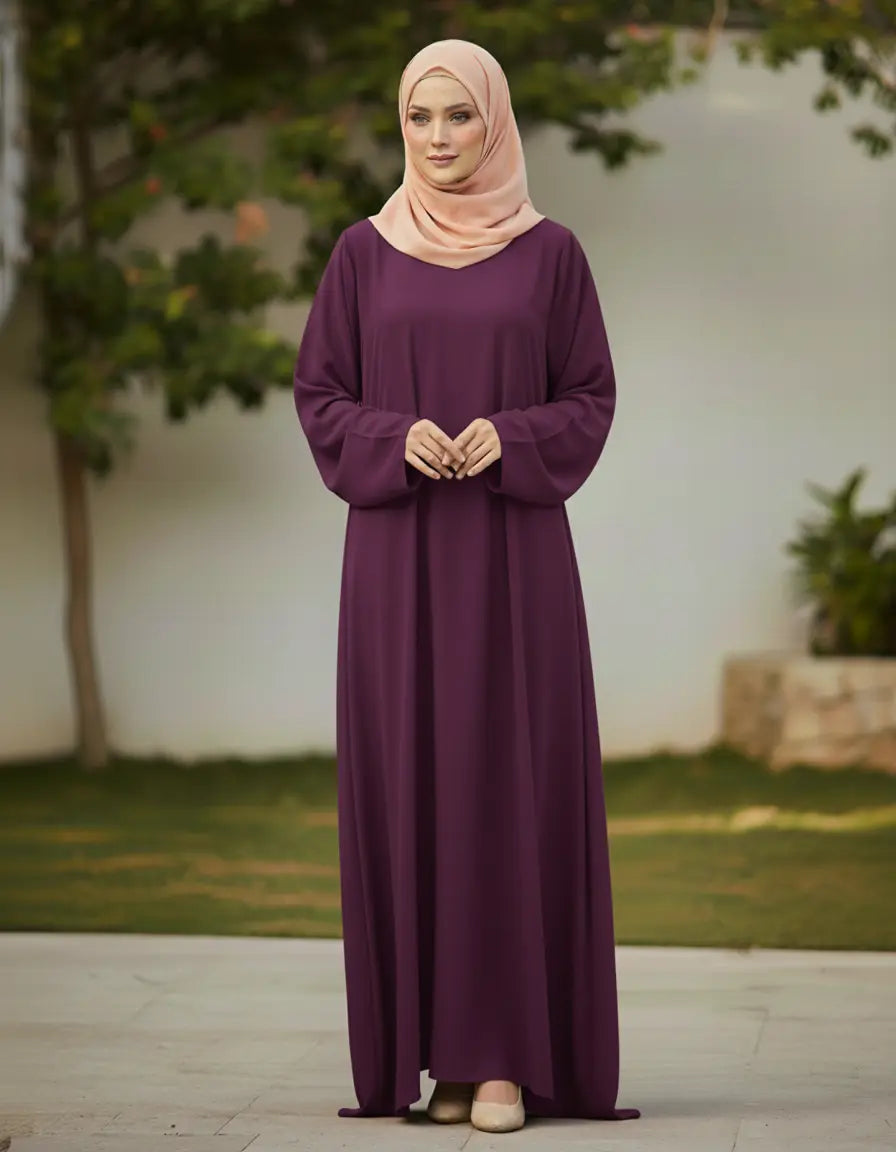 Essential Abaya - Purple