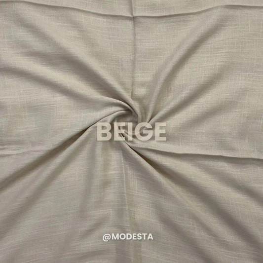 Turkish Lawn Hijab - Beige