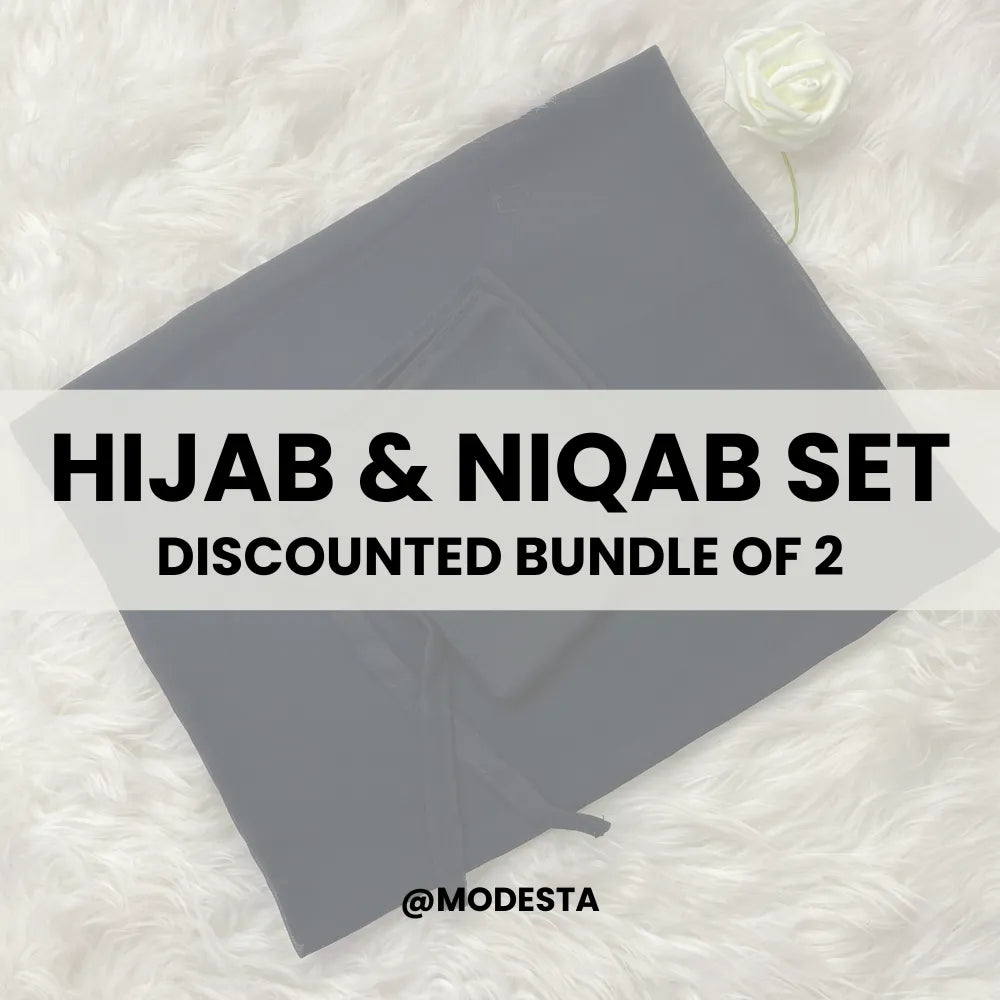 Hijab Naqab Set - Bundle Of 2