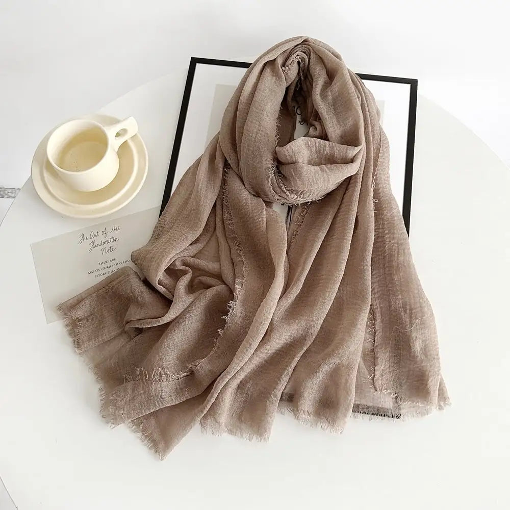 Crimps Hijab - Cocoa